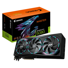 GIGABYTE AORUS GeForce RTX 5080 MASTER 16G GDDR7 Graphics Card