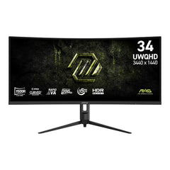 Msi Mag 342cqrf E20 34 Inch Uwqhd 3k 200hz 0.5ms Curved Gaming Monitor