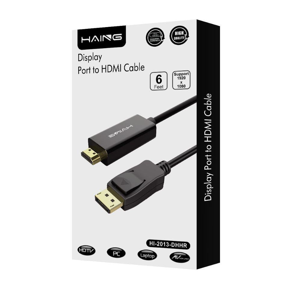 HAING Display Port to HDMI HIGH QUALITY - CompuMe
