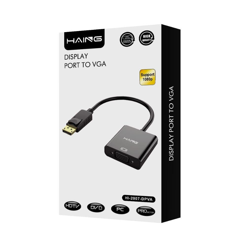 HAING DISPLAY PORT TO VGA HIGH QUALITY - CompuMe