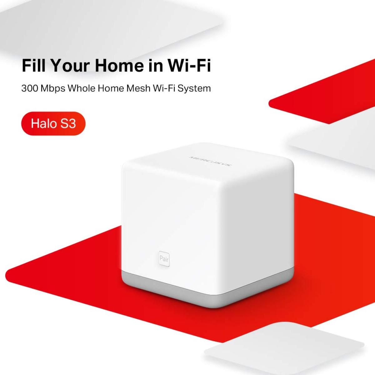 Mercusys Halo S3 WIRELESS N 300 Mesh System Mercusys Halo S3 WIRELESS N 300 Mesh System