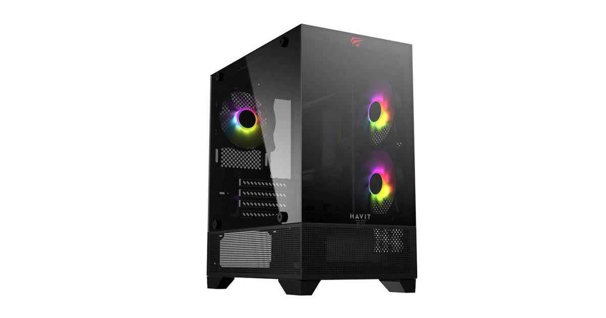 HAVIT CF923 Tempered Glass Gaming Chassis