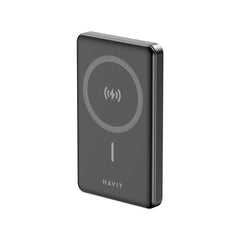 HAVIT PB5203 Magnetic Wireless Power Bank – 10,000mAh | 15W MagSafe Compatible | PD 20W | Black