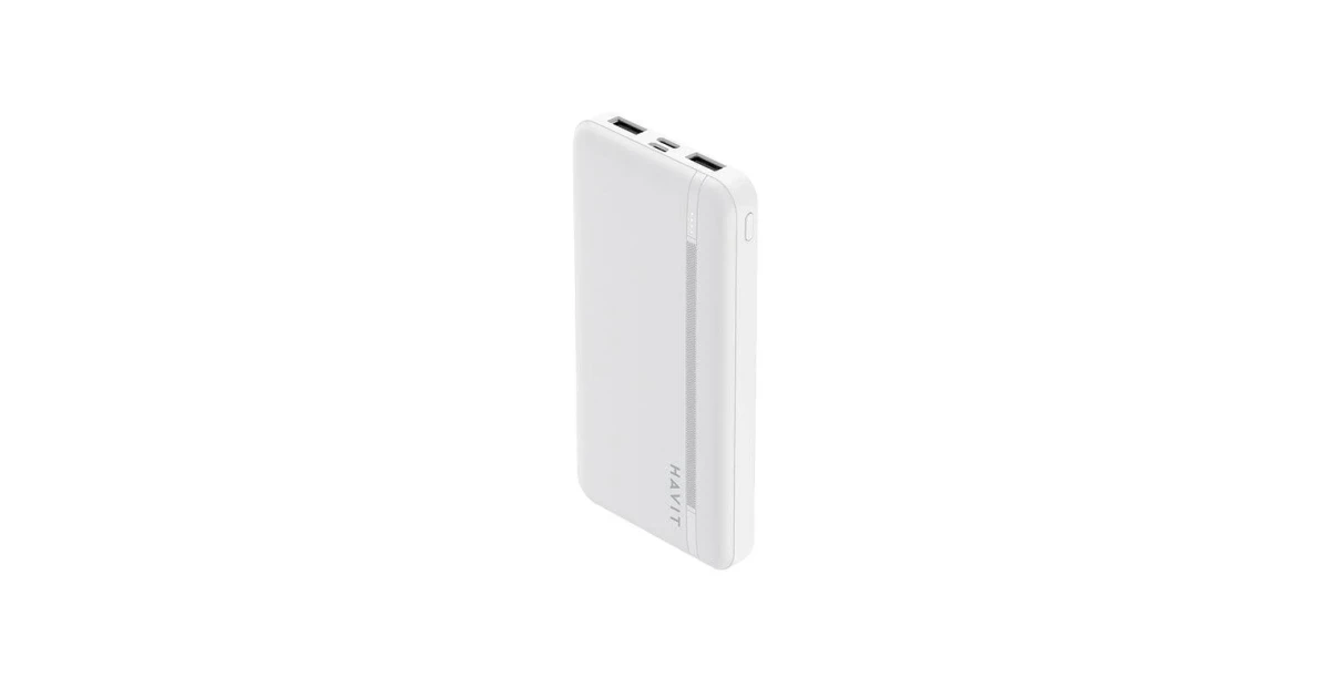 HAVIT PB89 Fast Charging Power Bank – 10,000mAh / 20,000mAh | PD 20W & 22.5W | Smart LED Display | White