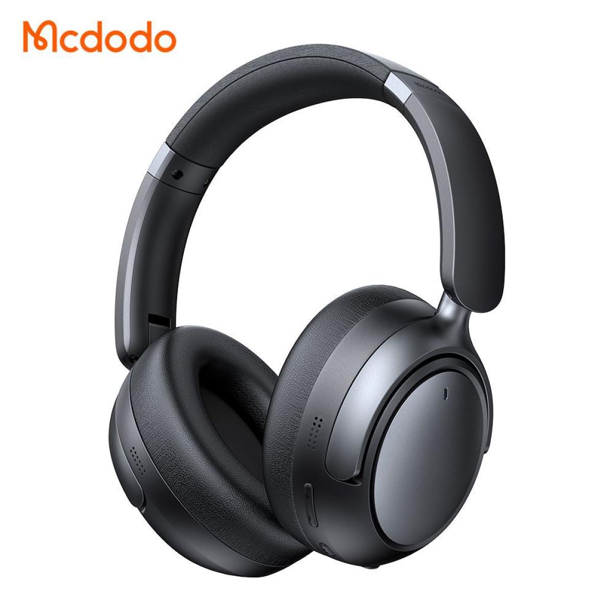 Mcdodo HP-1400 Bluetooth 5.3 Active Noise Cancelling Headphones up to 70H Playtime, With Long ANC 35H, 40mm Dynamic Drivers - Black Mcdodo HP-1400 Bluetooth 5.3 Active Noise Cancelling Headphones up to 70H Playtime, With Long ANC 35H, 40mm Dynamic Drivers - Black