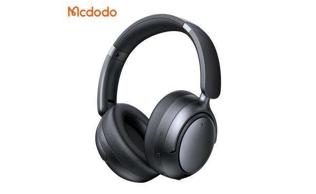 Mcdodo HP-1400 Bluetooth 5.3 Active Noise Cancelling Headphones up to 70H Playtime, With Long ANC 35H, 40mm Dynamic Drivers - Black Mcdodo HP-1400 Bluetooth 5.3 Active Noise Cancelling Headphones up to 70H Playtime, With Long ANC 35H, 40mm Dynamic Drivers - Black