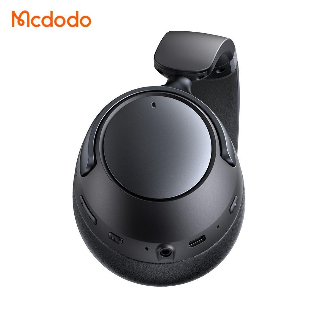 Mcdodo HP-1400 Bluetooth 5.3 Active Noise Cancelling Headphones up to 70H Playtime, With Long ANC 35H, 40mm Dynamic Drivers - Black Mcdodo HP-1400 Bluetooth 5.3 Active Noise Cancelling Headphones up to 70H Playtime, With Long ANC 35H, 40mm Dynamic Drivers - Black