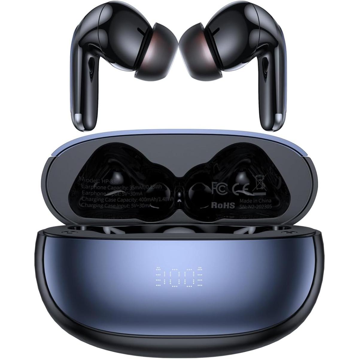 Mcdodo Hp 3300 Wireless Earbuds Bluetooth 5.3 Headphones,true Wireless Noise Cancelling Earbuds Led Power Display