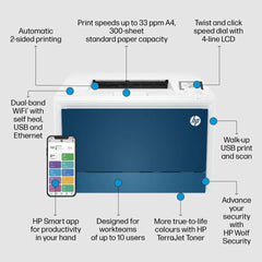 Hp 4203dw Laserjet Pro Color Wireless Duplex Printer High Speed Document Printing