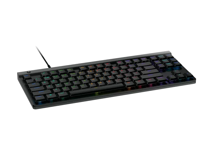 Logitech G515 Tkl Wired Low Profile Gaming Keyboard Fully Customizable Rgb, Double Shot Pbt Keycaps, Tactile Brown Switches