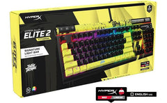 HyperX Alloy Elite 2 100% Mechanical 80M Keypresses Anti-ghosting 100% Onboard Memory 3 Profiles Key Rollover N-Key Mode Red Linear Switches TimTheTatman Edition