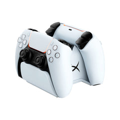 HyperX ChargePlay Duo Charging Station for PS5 – 2 DualSense Controllers, White