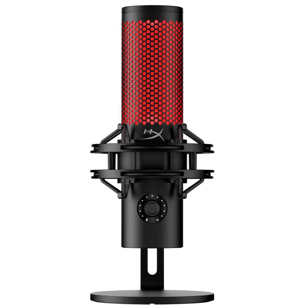 HyperX QuadCast 2 USB Hi-Res Studio-Quality & Performance Black Microphone For Gaming, Streaming, Podcasting, Red LED For PC, PS4, PS5 and Mac | QuadCast 2 Microphone |