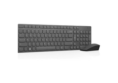 Lenovo Professional Ultraslim Wireless Combo Chargeable Keyboard & 2 AAA Batteries For Mouse Arabic / English