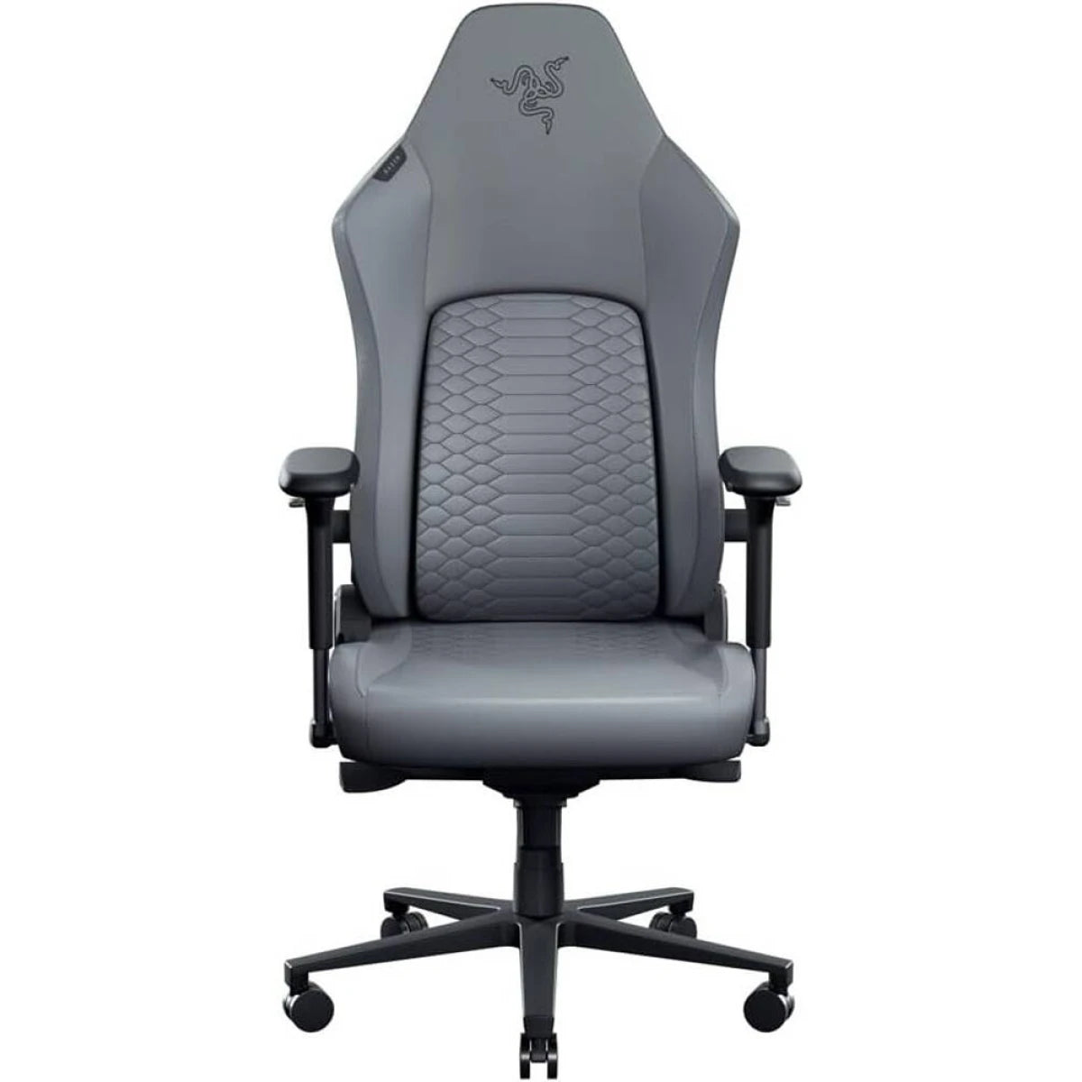 RAZER Iskur V2 NewGen (2025) Gaming Chair, HyperFlex Lumbar Support System, Gen-2 EPU Leather WITH CoolTouch Technology, Cold-Cured Foam, 4D Adjustable Armrests, Light Gray