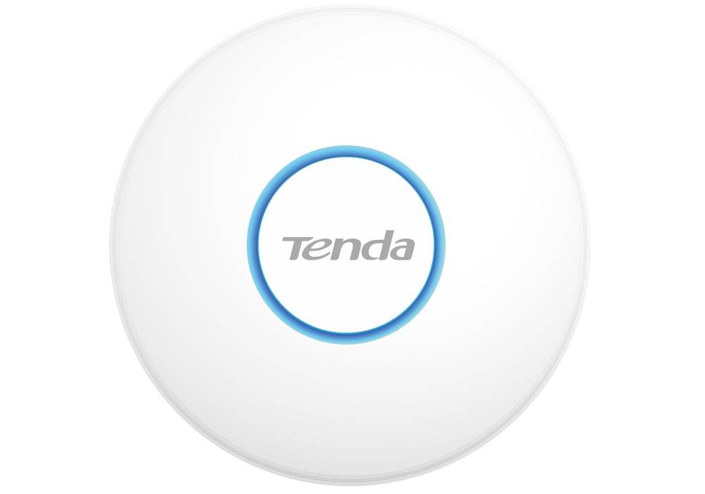Tenda i26 – AX1500 Wi‑Fi 6 Dual‑Band Ceiling Access Point, MU‑MIMO & OFDMA, 256 Clients, 4dBi Antennas, PoE 802.3af, WPA3 Security