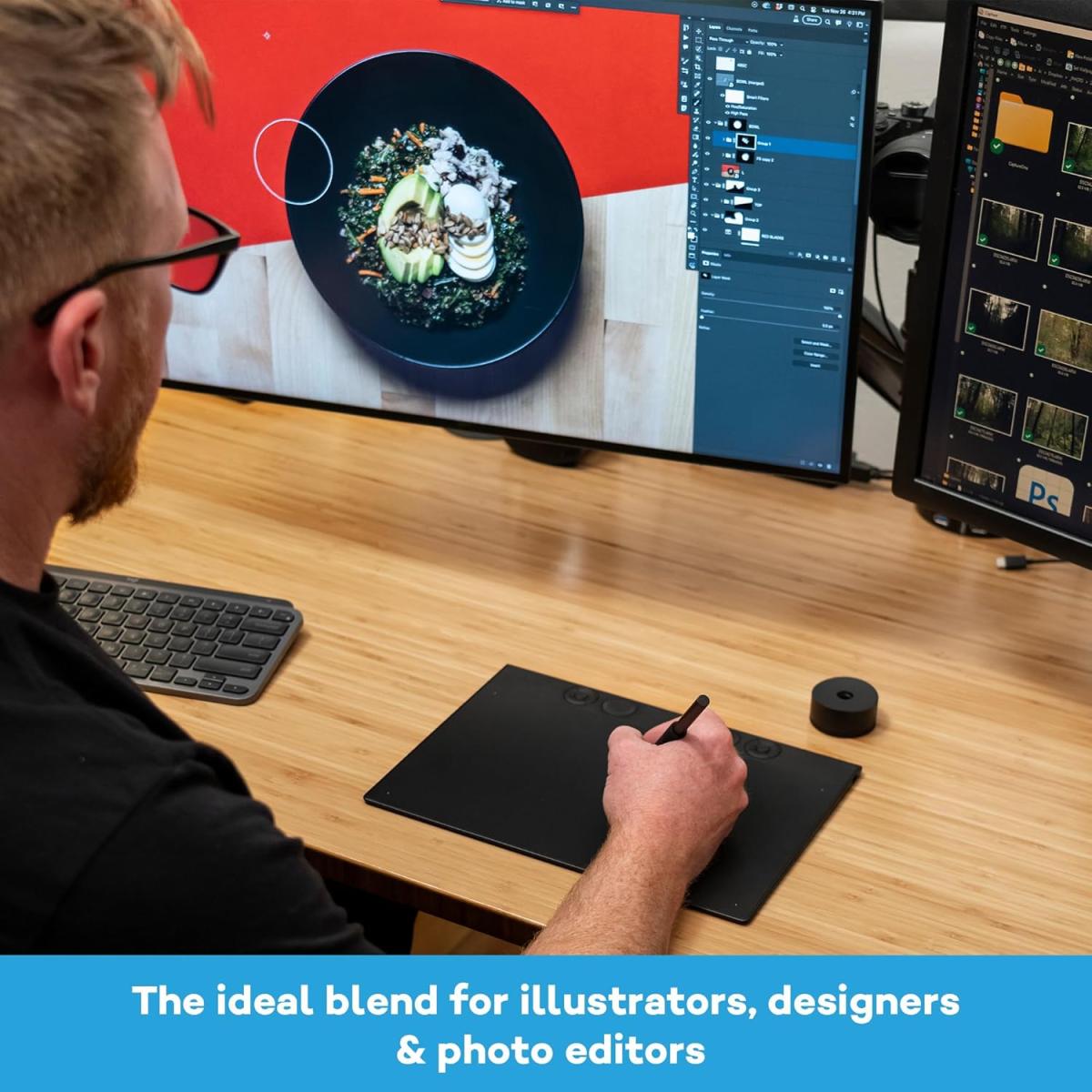 Wacom wireless tablet for portable computing