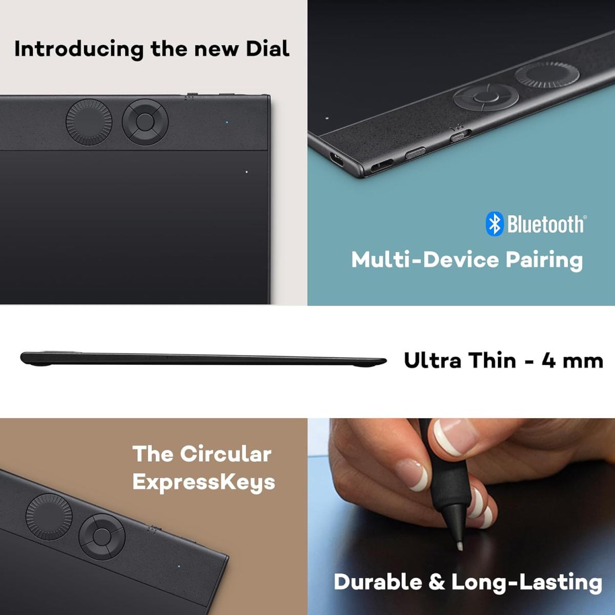 Wacom wireless tablet for portable computing