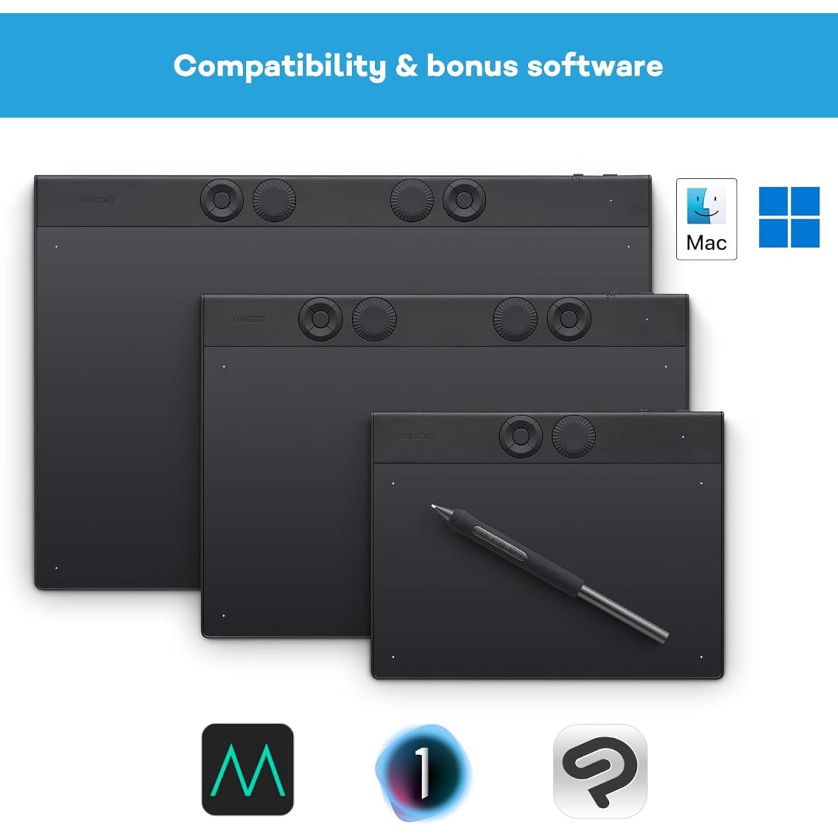 Wacom wireless tablet for portable computing