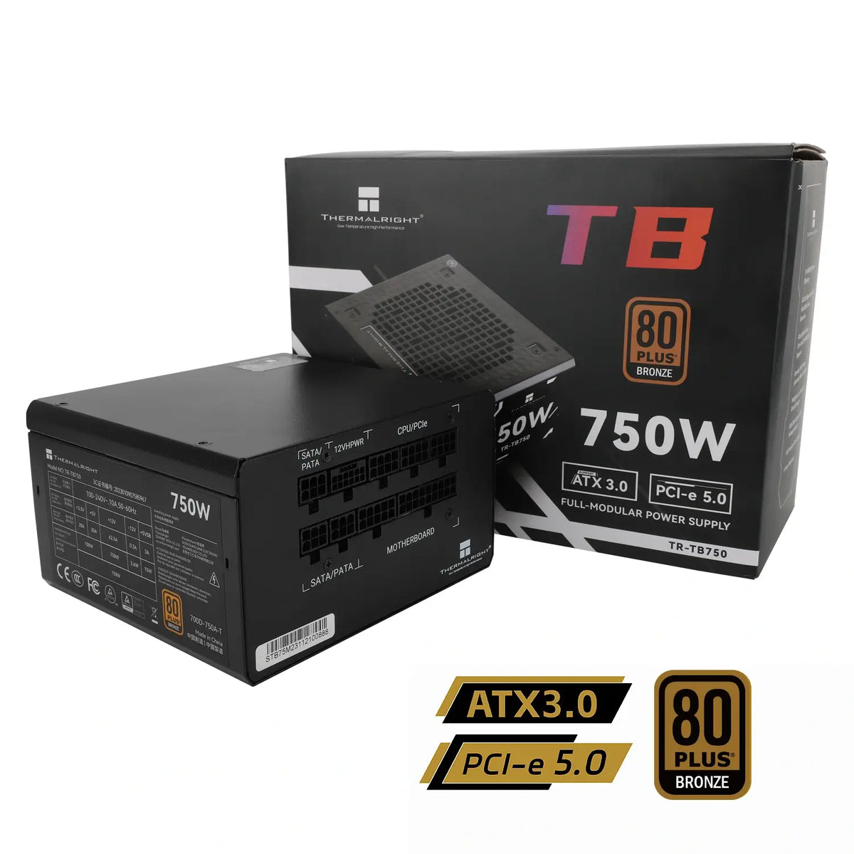 Thermalright Tr Tb750 750w 80 Plus Bronze Full Modular Power Supply