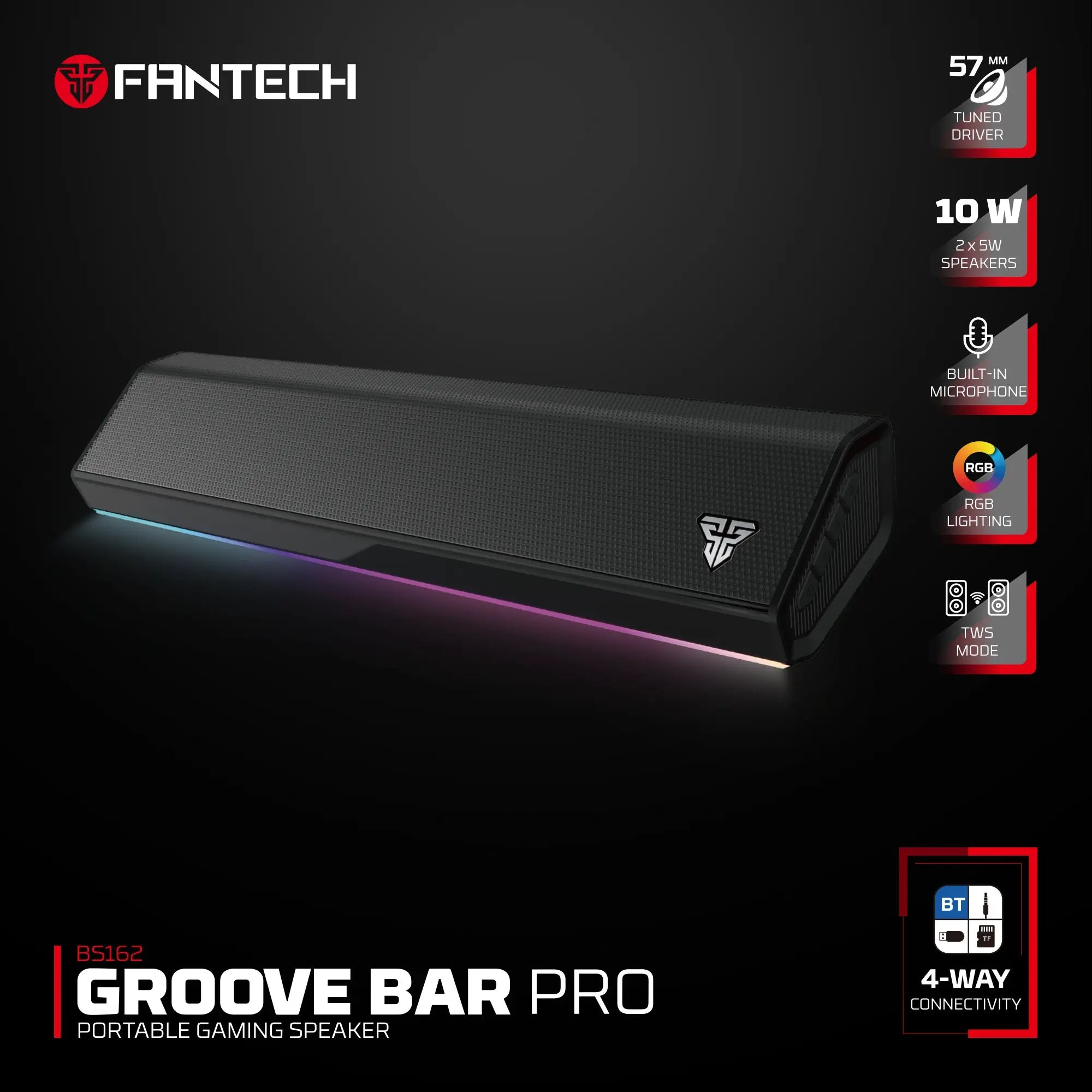 Fantech speaker for audio playback