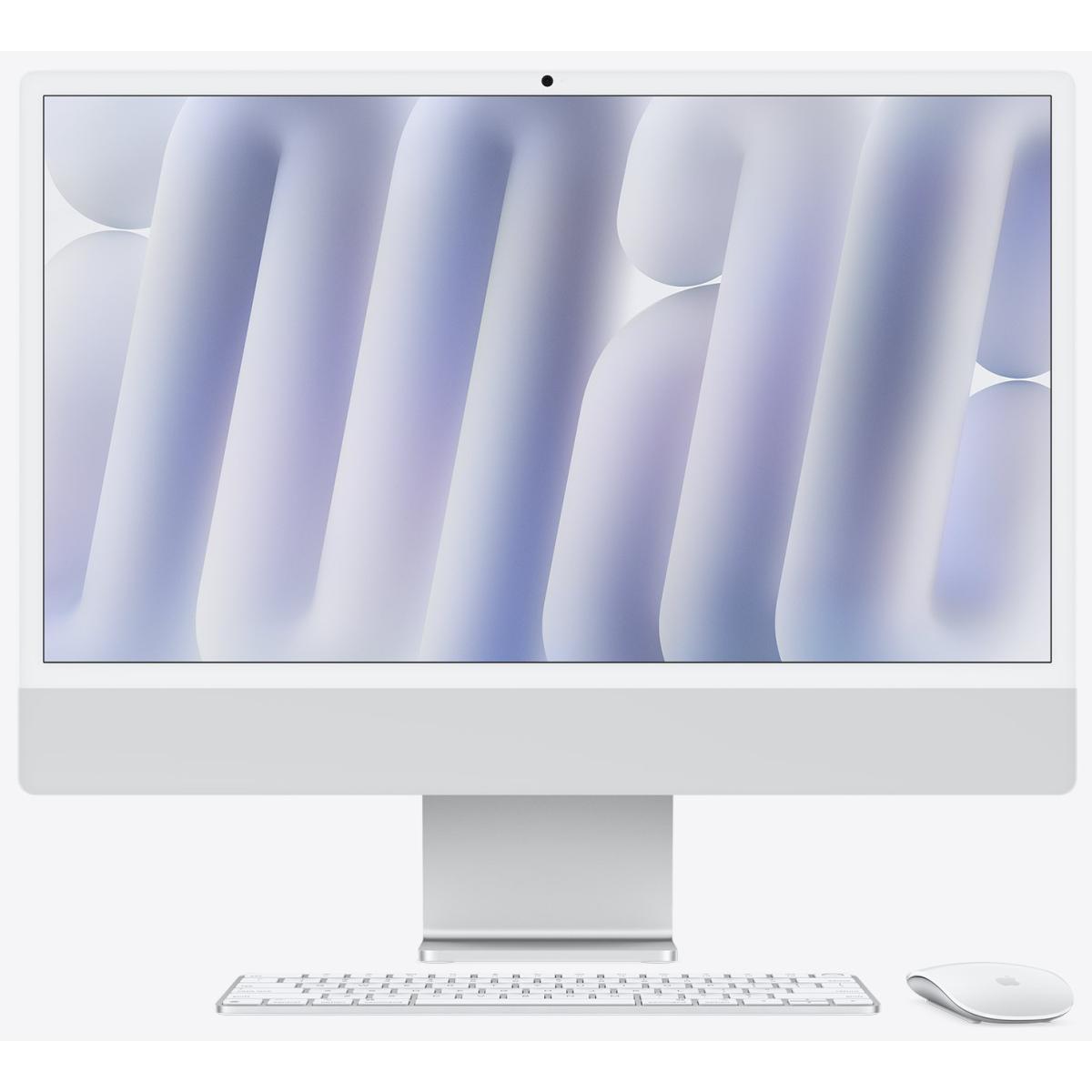 Apple iMac 24" with Retina 4.5K display, Apple M4 chip with 10‑core CPU, 10‑core GPU and 16-core Neural Engine, 32GB RAM, 1TB SSD - Silver (Customized) | iMac 24" M4 Chip | - CompuMe