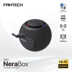 FANTECH NeraBox BS161 HI-FI Portable Speaker with Deep Bass Boost (4 Connection Modes )