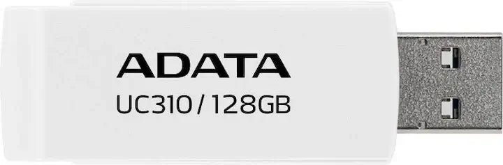 ADATA UC310 128GB USB Flash Drive - WHITE