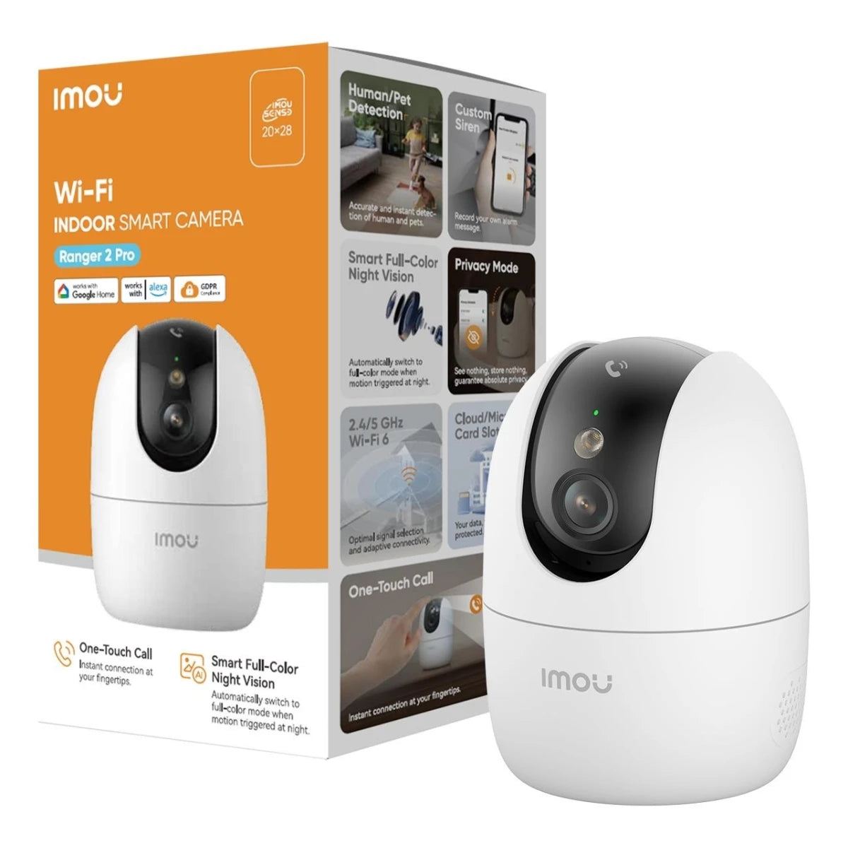 IMOU Ranger 2 Pro 4K 8MP Wi-Fi Pan & Tilt Camera