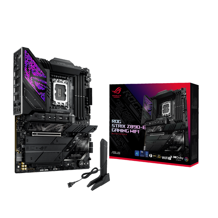 ASUS ROG Strix Z890-E Gaming WiFi ATX Motherboard – DDR5, PCIe 5.0