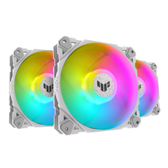 ASUS TUF Gaming TF120 ARGB Case Fan, Aura Sync Compatibility, 12cm 3in1 Fan White