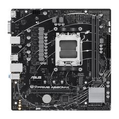 ASUS PRIME A620M-K mATX Motherboard, AMD AM5 Socket, AMD A620 Chipset, 2x DIMM DDR5