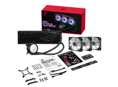 ASUS ROG Ryuo III 360 AIO Liquid CPU Cooler, 8th Gen Asetek Pump, Anime Matrix LED, 2200 RPM Speed Black