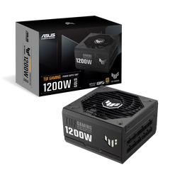 ASUS TUF Gaming 1200W Fully Modular Power Supply, 80 Plus Gold Certification, ATX12V, 135mm Axial Tech Fan Black