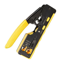 RJ45 NETWORK CRIMPER TOOL KIT ETHERNET PASS THROUGH