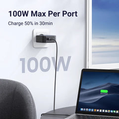 Ugreen 40747 Nexode 100w Usb C Gan Charger 4 Port Wall Charger