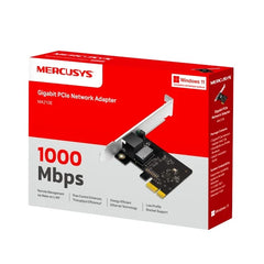 MERCUSYS MA210E GIGABIT PCIE EXPRESS NETWORK CARD LOW-PROFILE BRACKET ENERGY-EFFICIENT ETHERNET