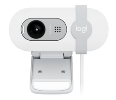 LOGITECH BRIO 100 1080p FULL HD WEBCAM for Meetings and Streaming - WHITE