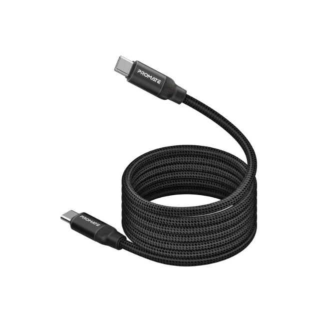 Promate Springy.Black, USB-C Cable