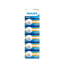 Philips Batteries Lithium Coin CR1220 (5 Pack)