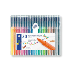Staedtler Triplus Colour Fibre-Tip Pens Pack of 20