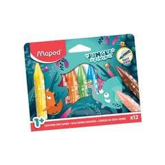 Maped Wax crayons Jungle Fever Jumbo 12