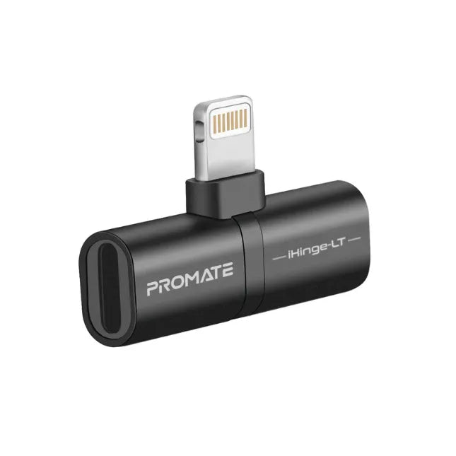 Promate iHinge-LT .BLACK, Audio & Charging Adaptor