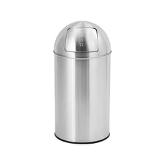 Stainless Steel Waste Bin Push Can 40L