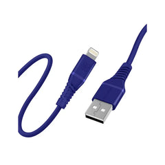 Promate Powerline-AI120 - Blue, Data Sync & Charge Cable
