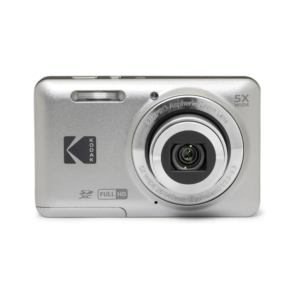 Kodak Compact Digital Camera FZ55 5x Optical Zoom CMOS, Li-ion Battery, Silver