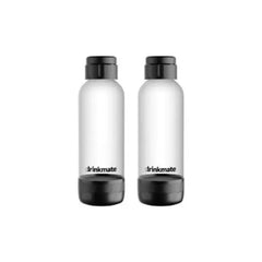 Drinkmate Bottle 1L Black, Twin Pack