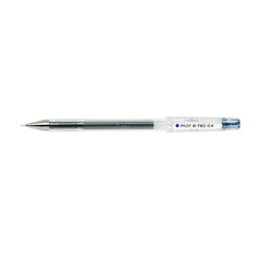 Pilot G-Tec C4 Roller Ball Pen, 0.4mm White Blue