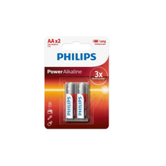Philips Batteries Power Alkaline AA (2 Pack)