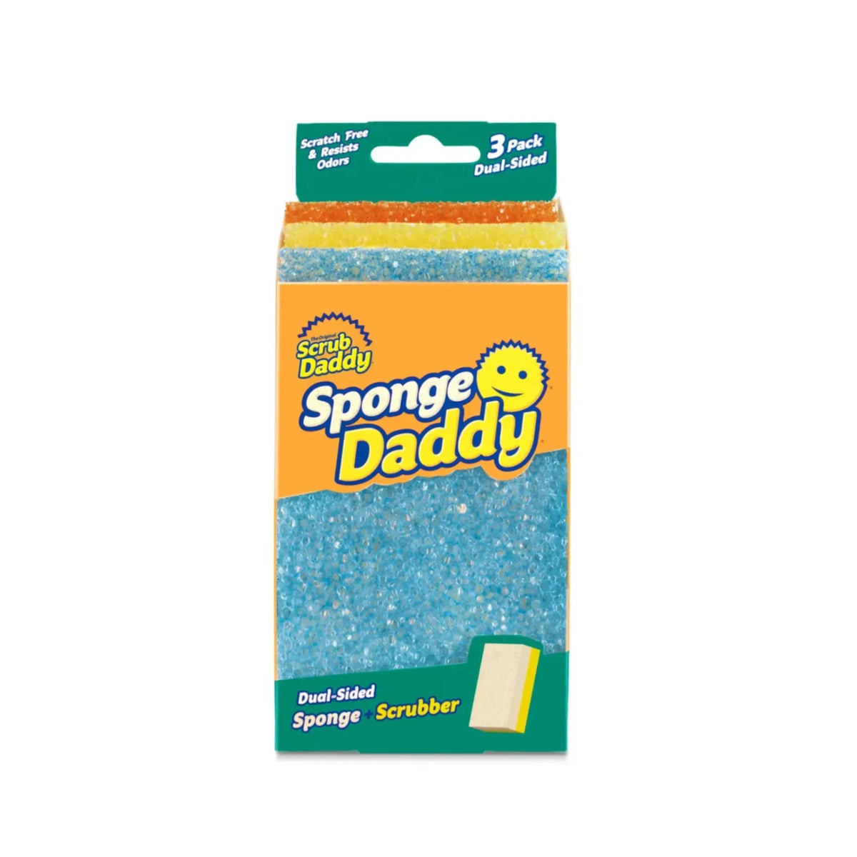 Scrub Daddy Sponge Daddy Dual-Sided Cleaning Sponge & Scrubber